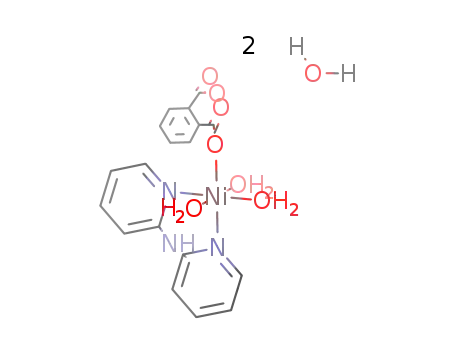 triaqua{1,2-benzenedicarboxylato(2-)}(2,2'-dipyridylamine)nickel(II) dihydrate