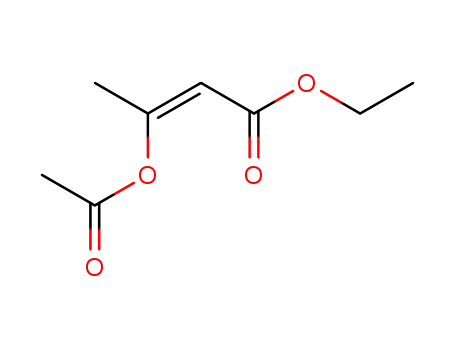 Molecular Structure of 26805-39-0 (ethyl 3-(acetoxy)isocrotonate)