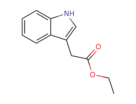 Molecular Structure of 778-82-5 (Ethyl 3-indoleacetate)