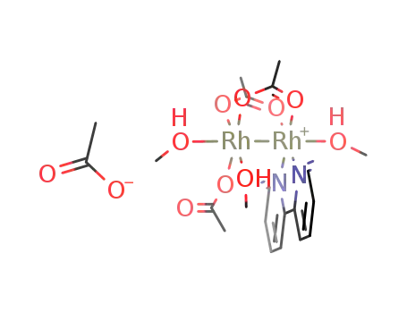 [Rh2(OAc)3(2,2'-bipyridine)(MeOH)3](OAc)
