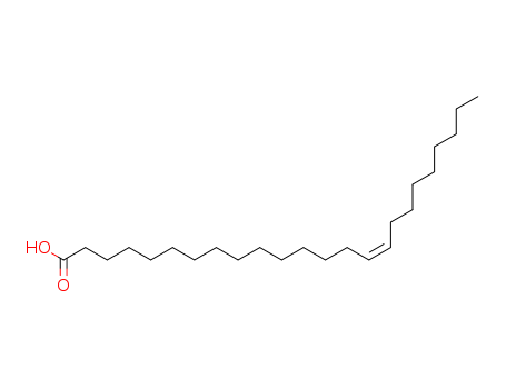 506-37-6,Nervonic acid,15-Tetracosenoicacid, (Z)- (8CI); 15-Tetracosenoic acid, cis- (5CI); (15Z)-Tetracosenoic acid;(Z)-15-Tetracosenoic acid; Nervonic acid; Nevonic acid; Selacholeic acid;cis-15-Tetracosenoic acid