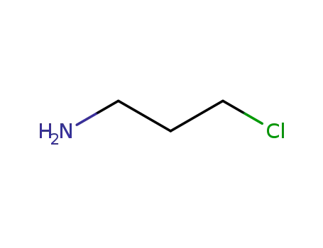 Molecular Structure of 14753-26-5 (3-chloropropylamine)