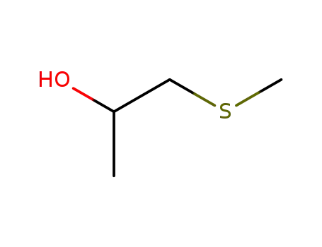 Molecular Structure of 6943-87-9 (1-(methylthio)propan-2-ol)