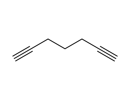 Molecular Structure of 2396-63-6 (1,6-Heptadiyne)