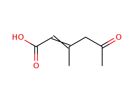 3-methyl-5-oxo-hex-2-enoic acid