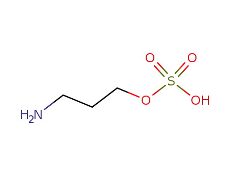 Molecular Structure of 1071-29-0 (3-aminopropyl hydrogen sulfate)
