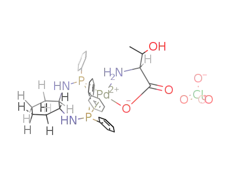 [Pd(L-threoninate-κ-N,O)((1R,2R)-(PPh2NH)2C6H10)](ClO4)