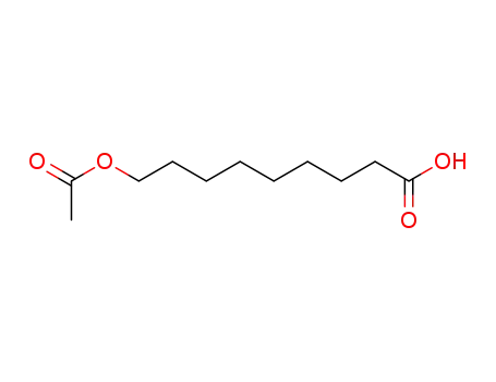 Molecular Structure of 30993-88-5 (Nonanoic acid, 9-(acetyloxy)-)