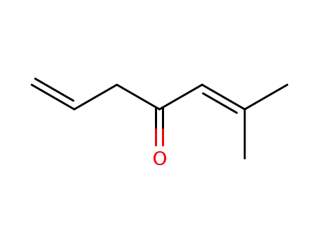 Molecular Structure of 33698-67-8 (1,5-Heptadien-4-one, 6-methyl-)