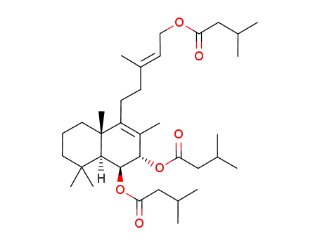 (13E)-6β,7α,15-triisovaleryloxy-labda-8,13-diene