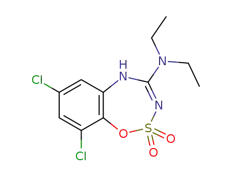 7,9-dichloro-4-(diethylamino)-2,2-dioxo-2λ6-5H-[1,2,3,5]benzoxathiadiazepine