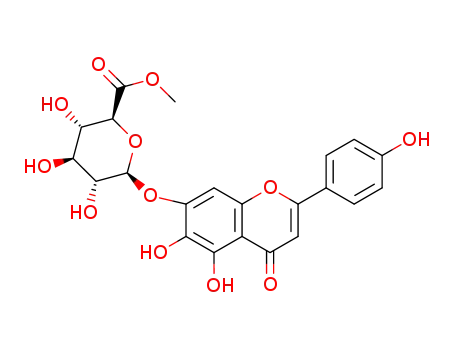 scutellarein 7-O-β-D-glucuronopyranoside methyl ester