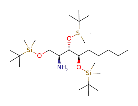 (2S,3S,4R)-2-amino-1,3,4-tris(tert-butyldimethylsilyloxy)nonane