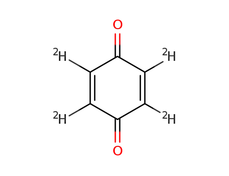 Molecular Structure of 2237-14-1 (1,4-BENZOQUINONE-D4)