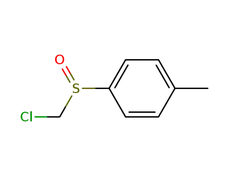 Molecular Structure of 24824-93-9 (Benzene, 1-[(chloromethyl)sulfinyl]-4-methyl-)