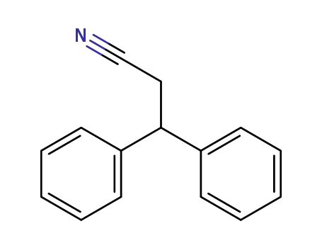 Molecular Structure of 2286-54-6 (3,3-Diphenylpropiononitrile)