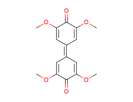 2,5-Cyclohexadien-1-one,4-(3,5-dimethoxy-4-oxo-2,5-cyclohexadien-1-ylidene)-2,6-dimethoxy- cas  493-74-3
