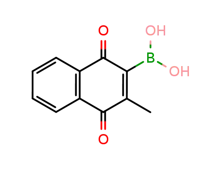 (3-methyl-1,4-dioxo-1,4-dihydronaphthalen-2-yl)boronic acid