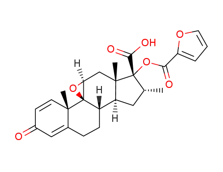 9,11-epoxy-17α-[(2-furanylcarbonyl)oxy]16α-methyl-3-oxoandrosta-1,4-diene-17β-carboxylic acid