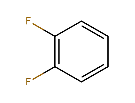 Molecular Structure of 367-11-3 (1,2-Difluorobenzene)