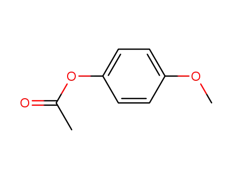 Molecular Structure of 1200-06-2 (Acetic acid p-methoxyphenyl ester)