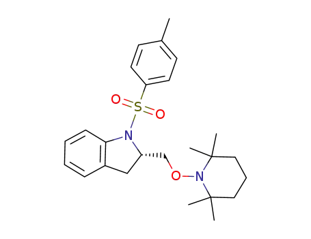 (S)-2-(2,2,6,6-tetramethyl-piperidin-1-yloxymethyl)-1-(toluene-4-sulfonyl)-2,3-dihydro-1H-indole