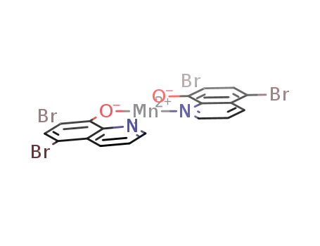 5,7-dibromo-8-hydroxyquinolinato manganese(II)