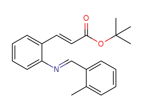 tert-butyl (E,E)-3-[2-(2-methylbenzylideneamino)phenyl]propenoate