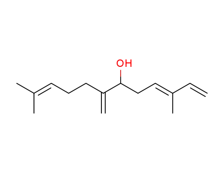 (E)-3,11-dimethyl-7-methylene-dodeca-1,3,10-trien-6-ol