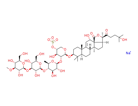 3-O-[3-O-methyl-β-D-glucopyranosyl-(1->3)-β-D-glucopyranosyl-(1->4)-β-D-quinovopyranosyl-(1->2)-4-O-sodiumsulfato-β-D-xylopyranosyl]-22-oxo-9(11)-holostene-3β,12α,25-triol