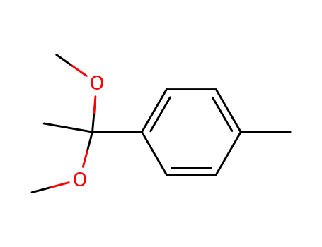 Molecular Structure of 53578-01-1 (Benzene, 1-(1,1-dimethoxyethyl)-4-methyl-)
