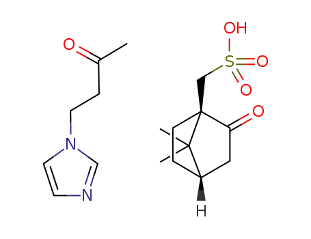 1-(3'-oxobutyl)imidazolium (+)-camphor-10-sulfonate