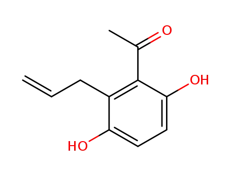 2-acetyl-3-prop-2'-enyl-1,4-hydroquinone