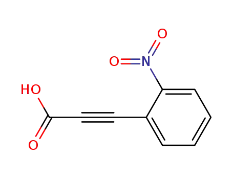 Molecular Structure of 530-85-8 (2-NITROPHENYLPROPIOLIC ACID)