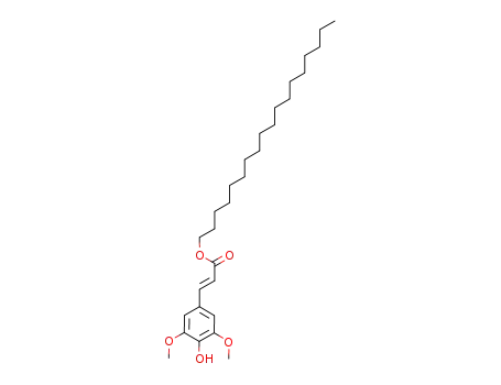 trans-octadecyl 3-(3,5-dimethoxy-4-hydroxyphenyl)propenoate