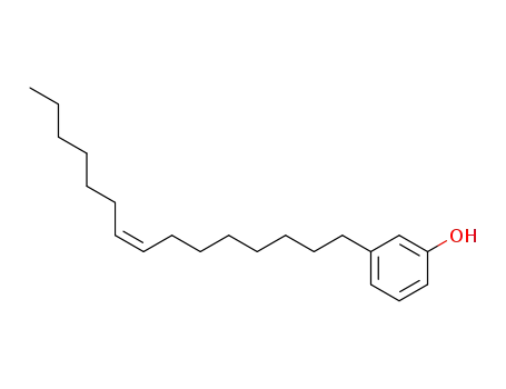 Molecular Structure of 501-26-8 (m-[(Z)-8-Pentadecenyl]phenol)