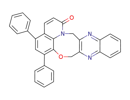 4,6-diphenyl-8,15-dihydro-1H-quinolino[8′,1′:2,3,4][1,4]oxazocino[6,7-b]quinoxalin-1-one
