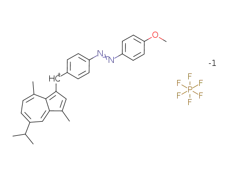 (3-guaiazulenyl)[4-(4-methoxyphenylazo)phenyl]methylium hexafluorophosphate