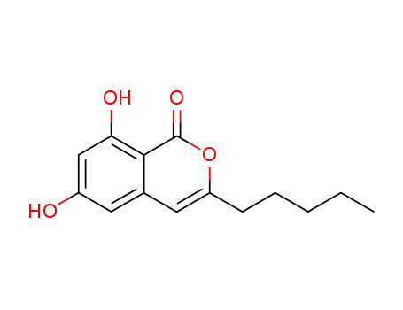 3734-54-1,6,8-Dihydroxy-3-pentylisochromen-1-one,Olivetonide;6,8-dihydroxy-3-pentyl-1H-isochromen-1-one;6,8-Dihydroxy-3-pentyl-isocumarin;6,8-dihydroxy-3-pentyl-isocoumarin;