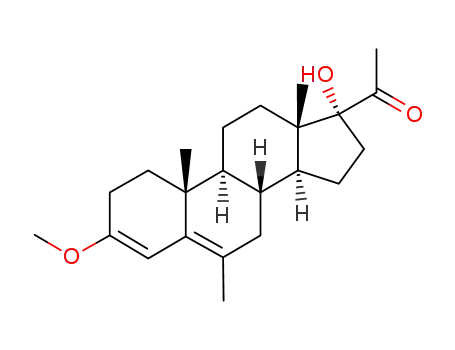 17α-Hydroxy-3-methoxy-6-methyl-pregna-3,5-dien-20-on