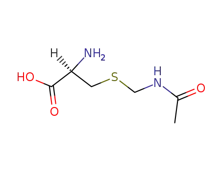 Molecular Structure of 19647-70-2 (S-(acetamidomethyl)-L-cysteine)