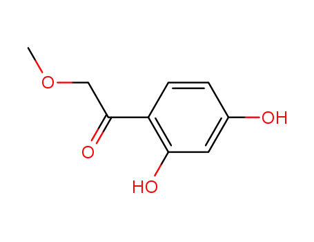 Molecular Structure of 57280-75-8 (1-(2,4-DIHYDROXYPHENYL)-2-METHOXYETHAN-1-ONE)
