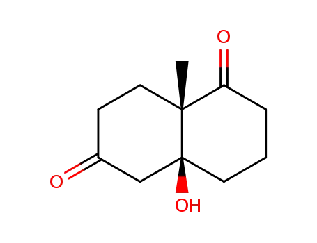 cis-9-Hydroxy-10-methyl-dekalin-2,5-dion