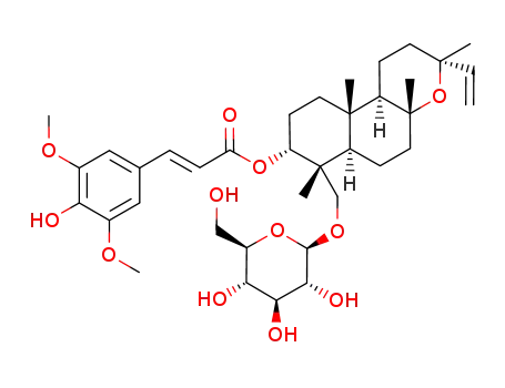 3-α-trans-sinapoyloxyjhanol 18-O-β-D-glucopyranoside
