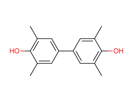 Molecular Structure of 2417-04-1 (2,2',6,6'-Tetramethyl-4,4'-biphenol)
