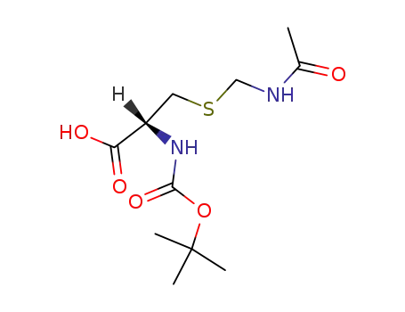 Molecular Structure of 19746-37-3 (BOC-CYS(ACM)-OH)