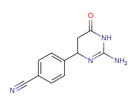 2-amino-6-(4-cyanophenyl)-5,6-dihydro-4(3H)-pyrimidinone