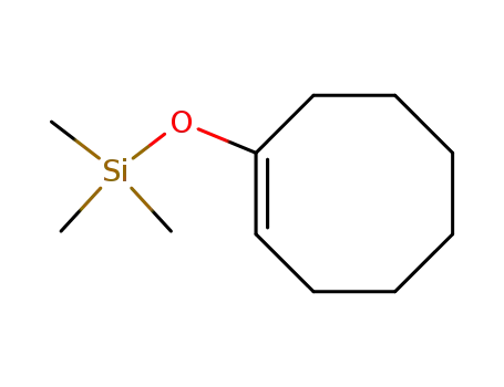Molecular Structure of 50338-42-6 (Silane, (1-cycloocten-1-yloxy)trimethyl-)