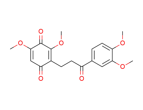 2-(3-(3,4-dimethoxyphenyl)-3-oxopropyl)-3,5-dimethoxycyclohexa-2,5-diene-1,4-dione
