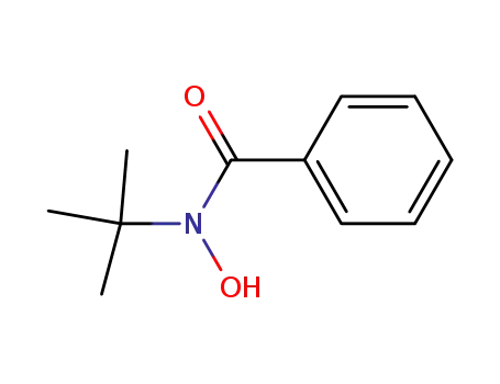 Molecular Structure of 7419-56-9 (Benzamide, N-(1,1-dimethylethyl)-N-hydroxy-)